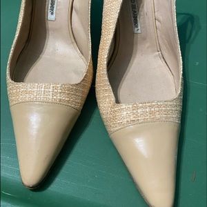 Vintage Milano Blanich(sorry I probably spelled that wrong)- tan/nude.